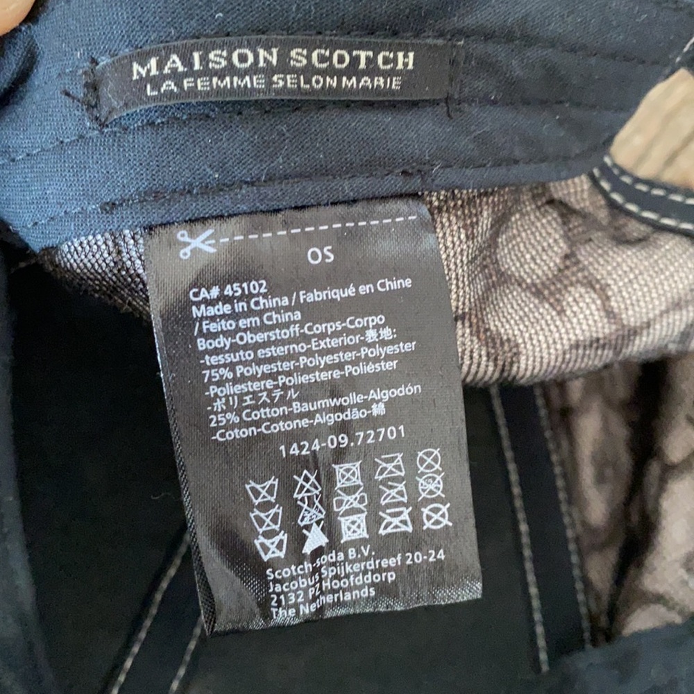 Scotch & Soda Animal Print Leopard Baseball Hat - image 3